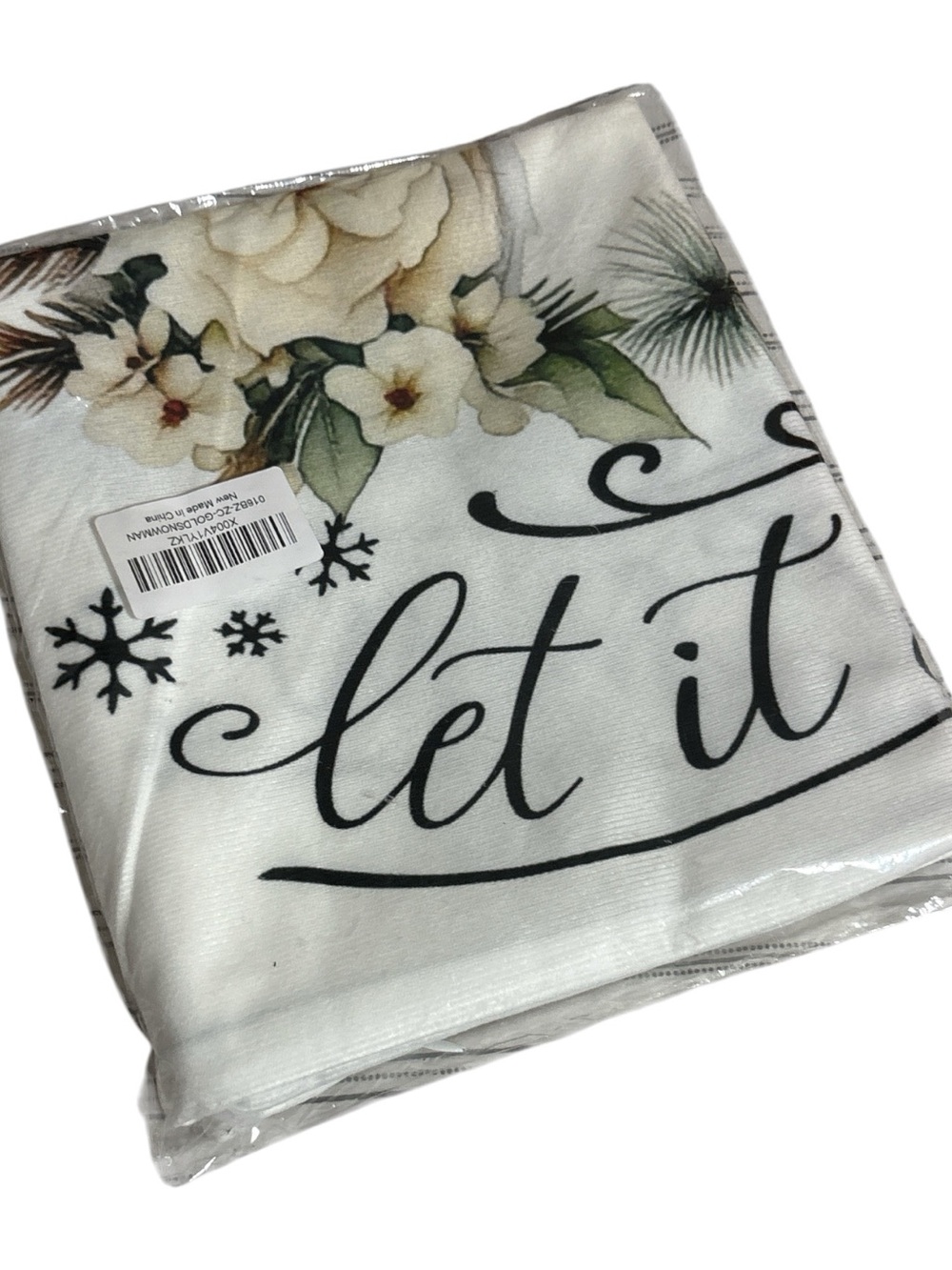 Let It Snow Snowman Pillow Cover - Picture 3 of 3
